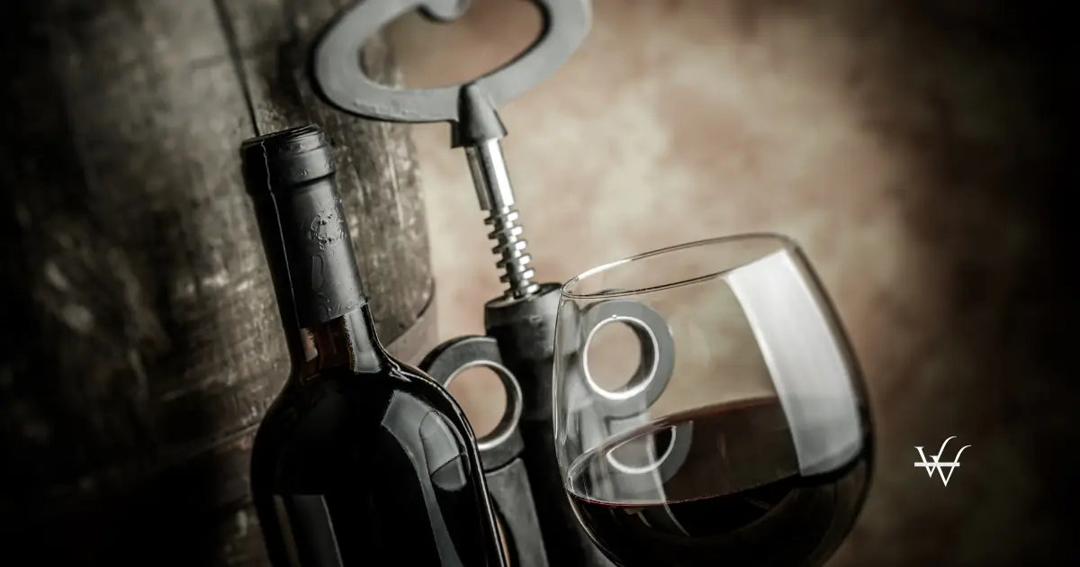 fine wine tilt shift selective focus effect photo