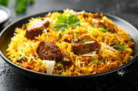 Mutton Biryani (goat meat)